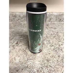 Starbucks 2020 Holiday 16 oz Mistletoe Tumbler Cup Removable Sip Lid Spill proof